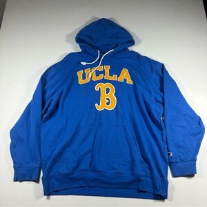 Vintage Y2K Champion UCLA Hoodie XL Zip Up Sweatshirt Blue Bruins Script Logo